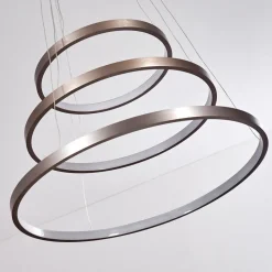 Suspension Canisteo Led Nickel Mat, 3 Lumieres