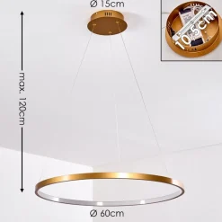 Suspension Canisteo Led Or, 1 Lumiere