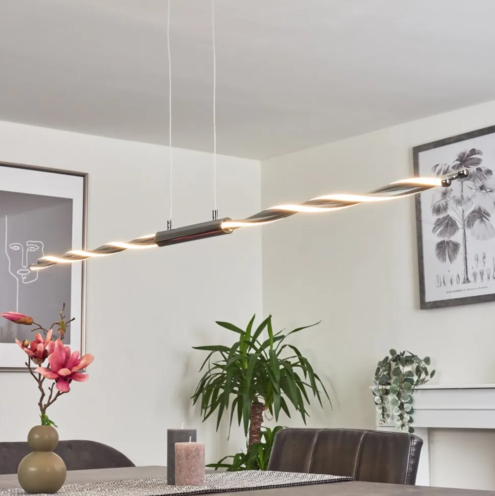Suspension Carmacks Led Chrome, 4 Lumieres