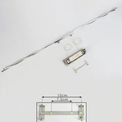 Suspension Carmacks Led Chrome, 4 Lumieres
