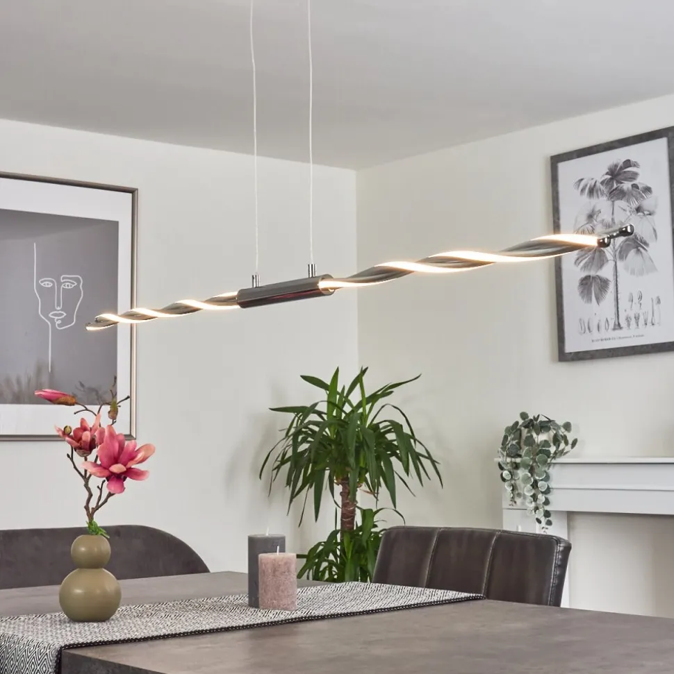 Suspension Carmacks Led Chrome, 4 Lumieres