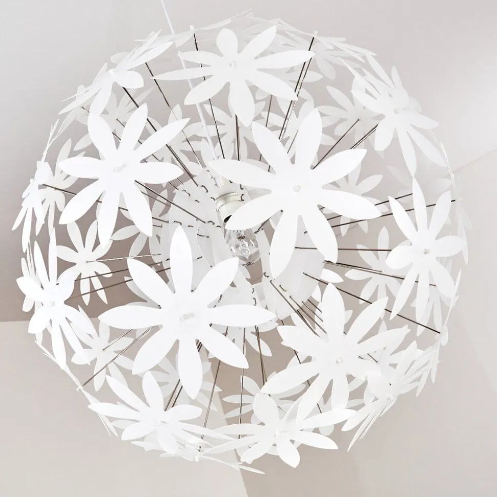Suspension Chimore Blanc, 1 Lumiere