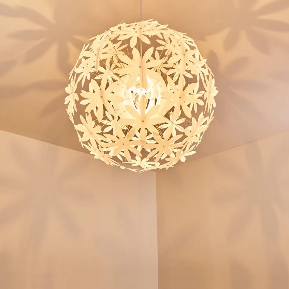 Suspension Chimore Blanc, 1 Lumiere