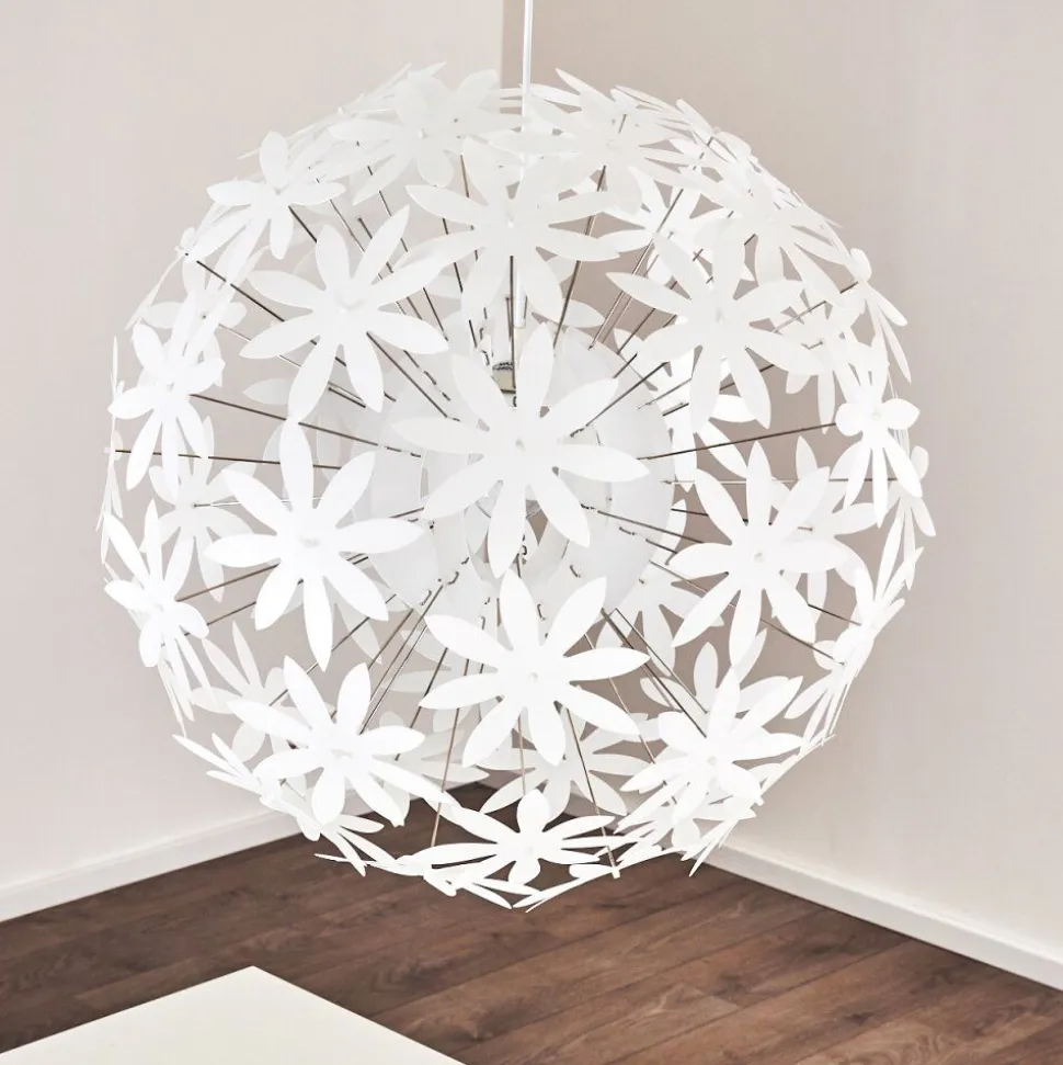 Suspension Chimore Blanc, 1 Lumiere