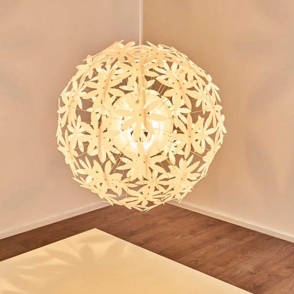 Suspension Chimore Blanc, 1 Lumiere
