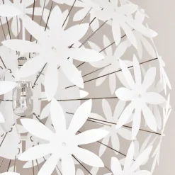 Suspension Chimore Blanc, 1 Lumiere