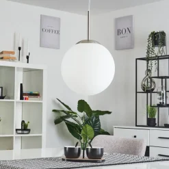 Suspension Cochuna Nickel Mat, 1 Lumiere