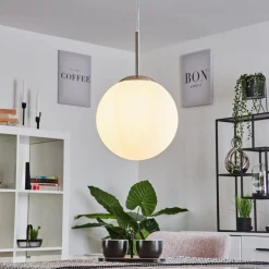 Suspension Cochuna Nickel Mat, 1 Lumiere