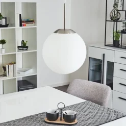 Suspension Cochuna Nickel Mat, 1 Lumiere