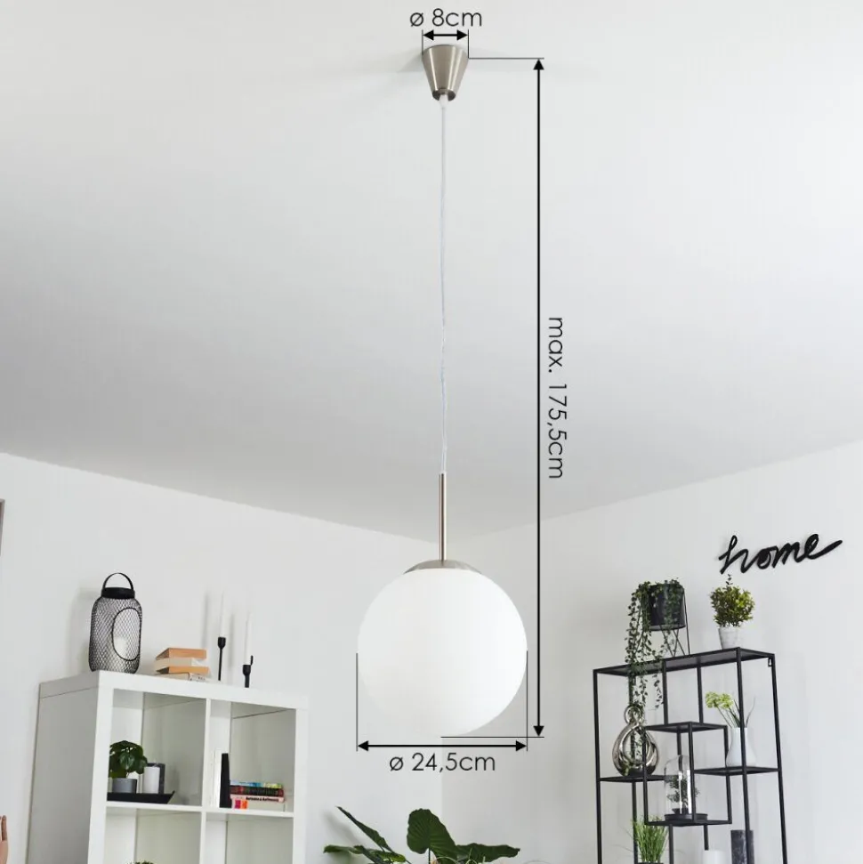 Suspension Cochuna Nickel Mat, 1 Lumiere