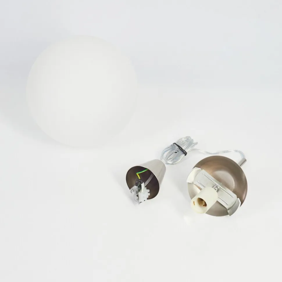 Suspension Cochuna Nickel Mat, 1 Lumiere