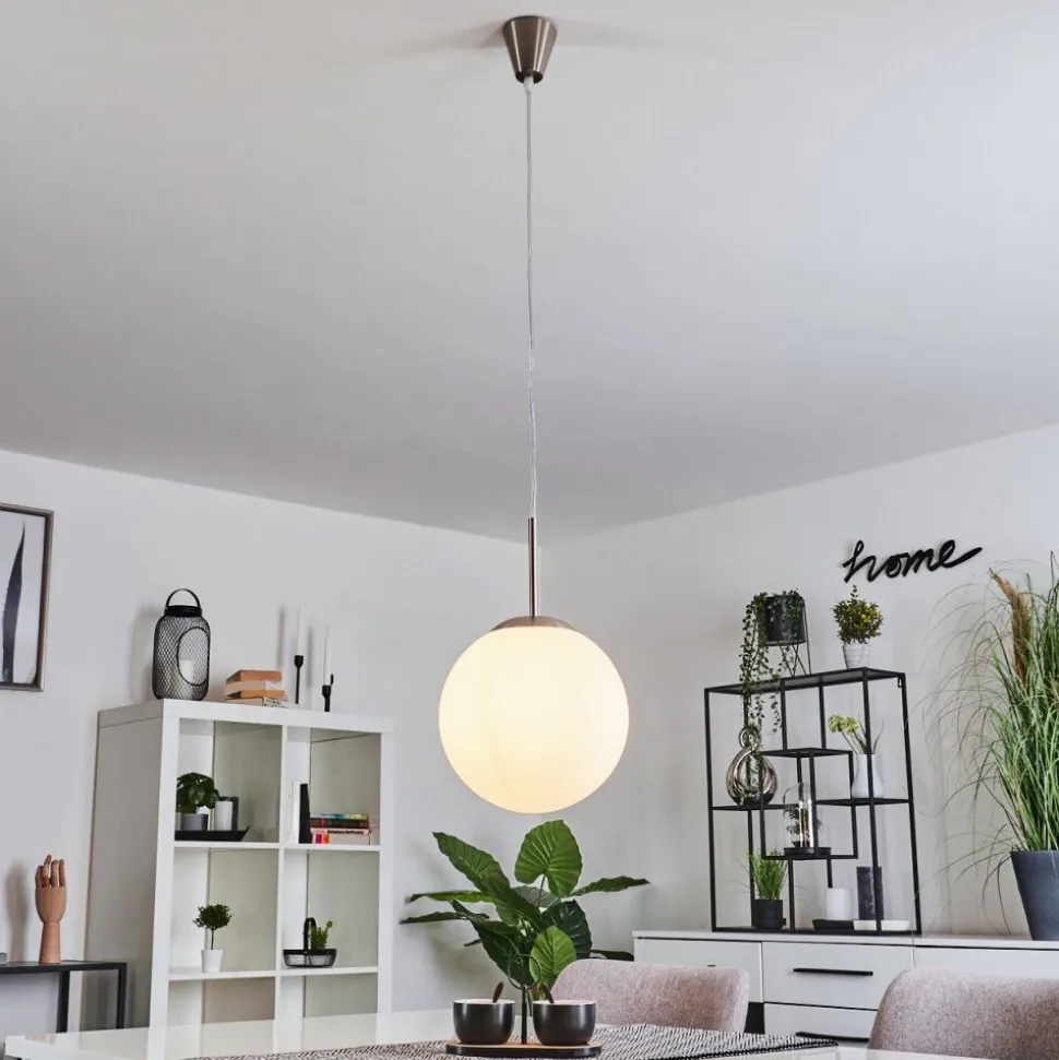 Suspension Cochuna Nickel Mat, 1 Lumiere