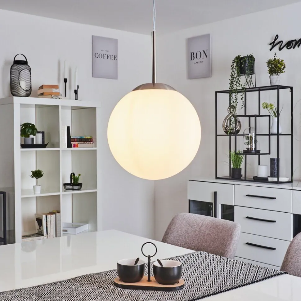 Suspension Cochuna Nickel Mat, 1 Lumiere