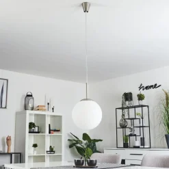 Suspension Cochuna Nickel Mat, 1 Lumiere