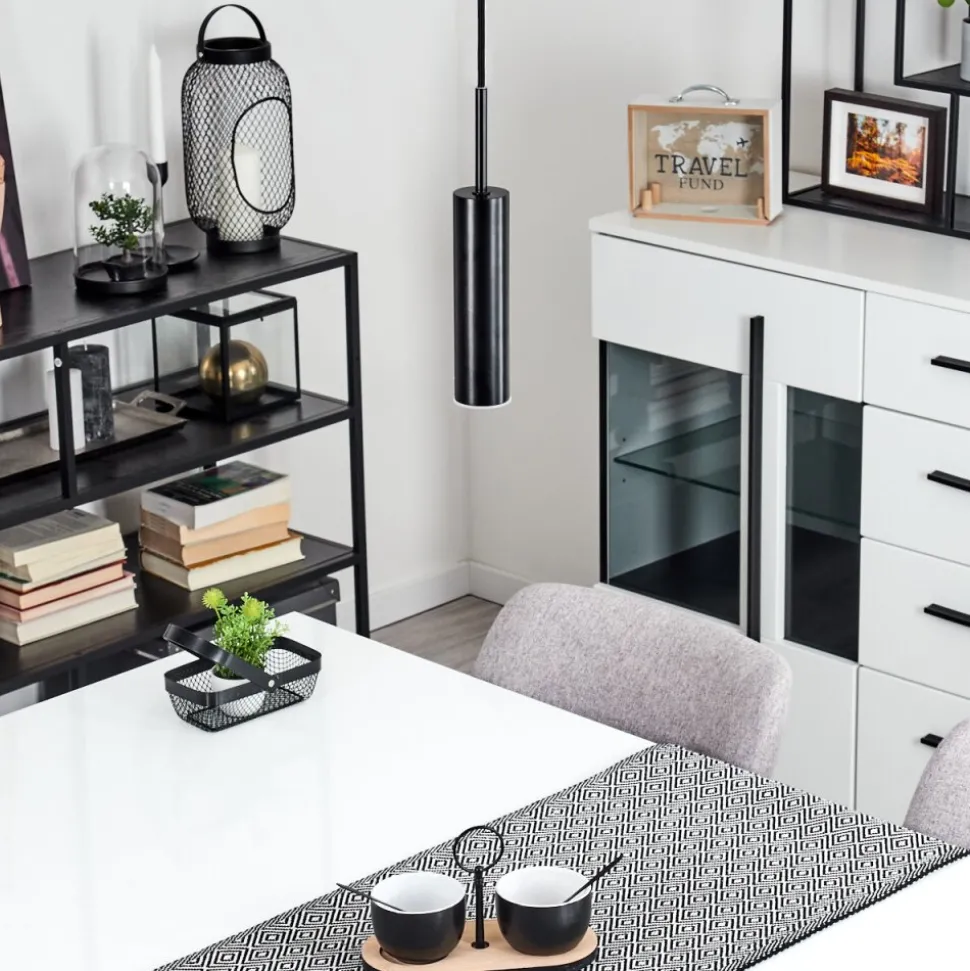 Suspension Dalheim Led Noir, 1 Lumiere