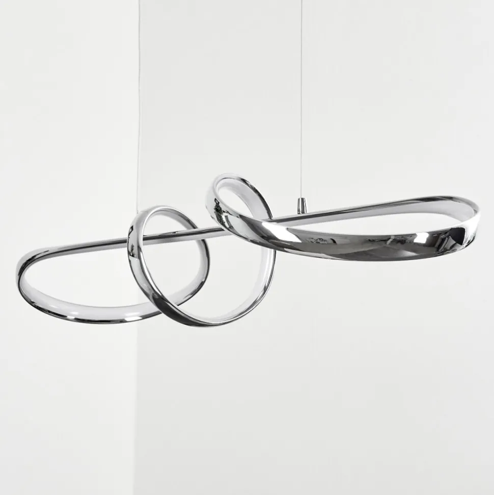 Suspension Dauntey Led Nickel Mat, 1 Lumiere