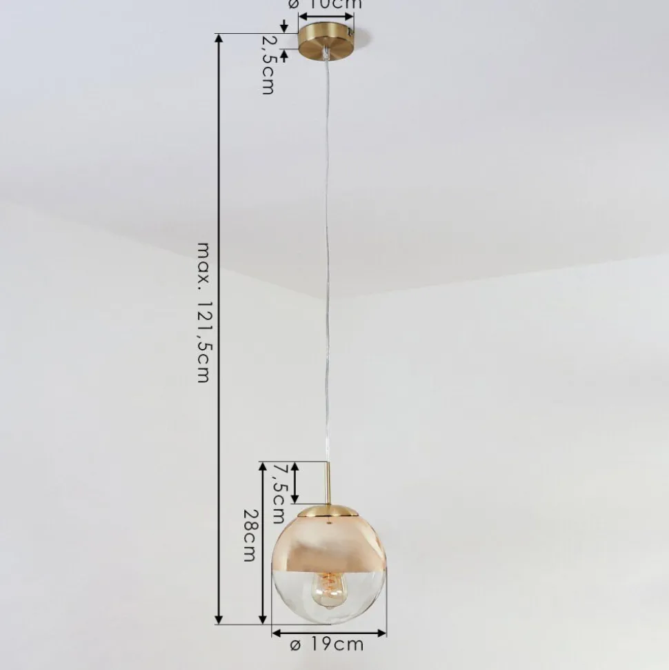 Suspension Degevos Or, 1 Lumiere