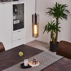 Suspension Dulcita Nickel Mat, 1 Lumiere