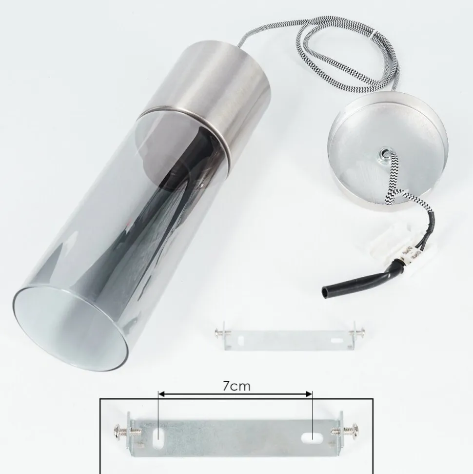 Suspension Dulcita Nickel Mat, 1 Lumiere