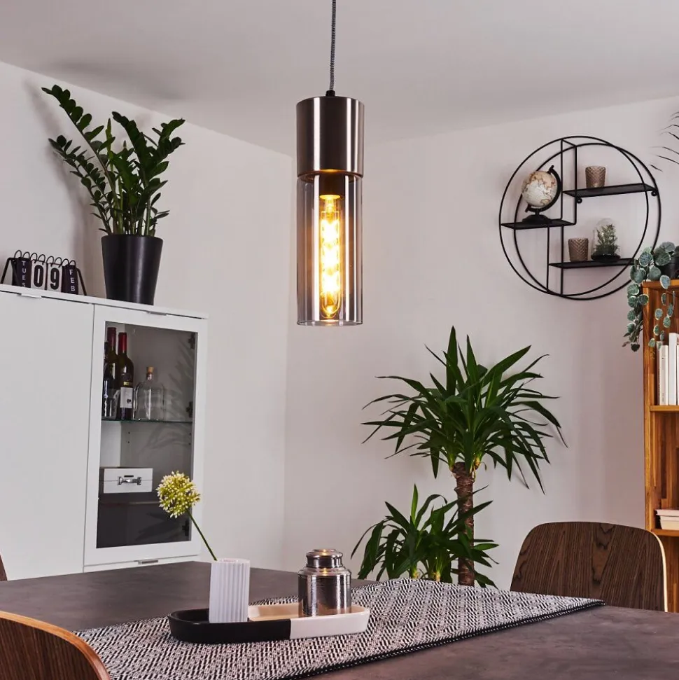 Suspension Dulcita Nickel Mat, 1 Lumiere