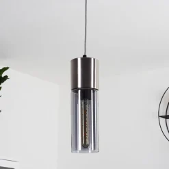 Suspension Dulcita Nickel Mat, 1 Lumiere