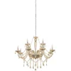 Suspension Eglo Basilano Chrome, 12 Lumieres