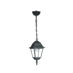 Suspension Exterieur Lutec Roma Anthracite, 1 Lumiere
