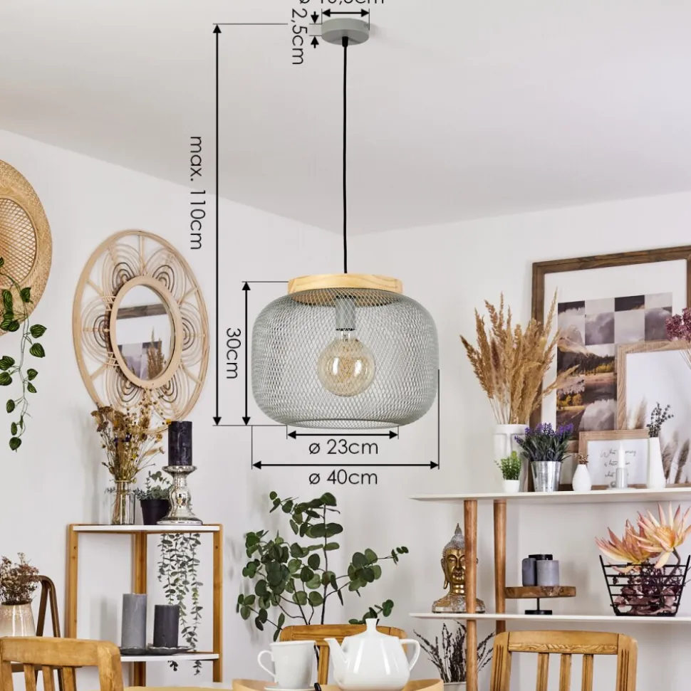 Suspension Freeport Vert, 1 Lumiere
