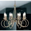 Suspension Globo Truncatus Vieux Laiton, 8 Lumieres