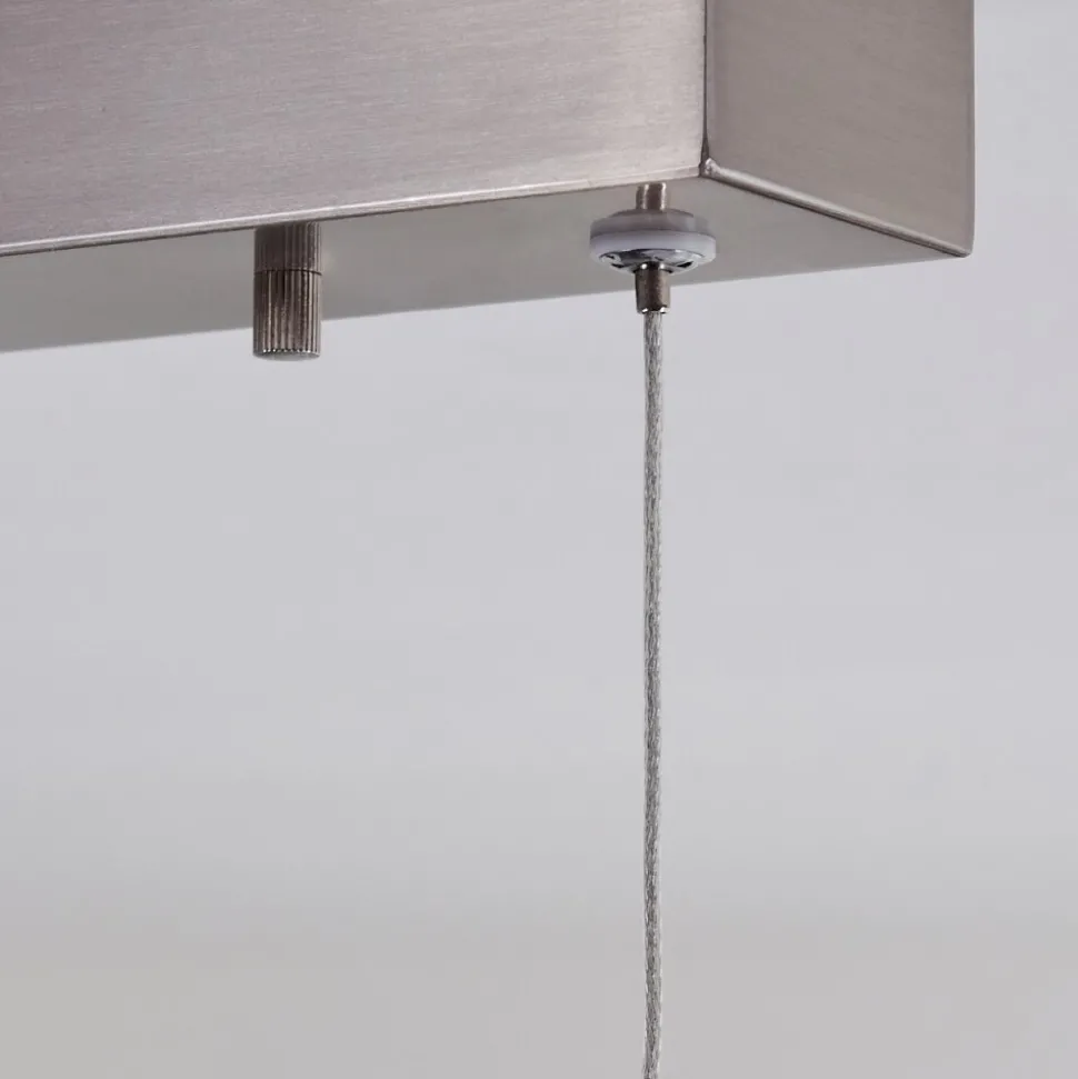 Suspension Goun Led Nickel Mat, 2 Lumieres