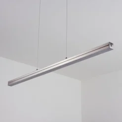 Suspension Goun Led Nickel Mat, 2 Lumieres