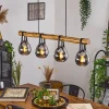 Suspension Hocker Ecru, Noir, 4 Lumieres