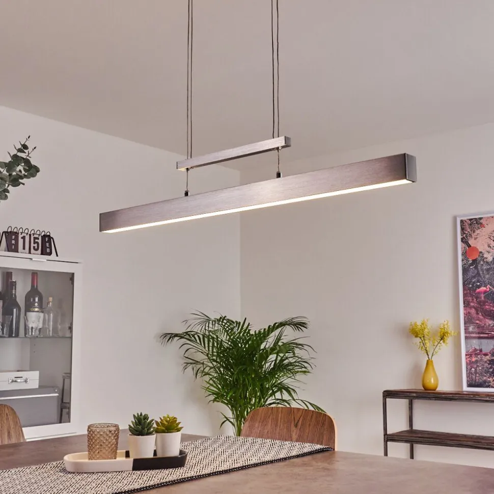 Suspension Ifo Led Aluminium Brosse, 3 Lumieres