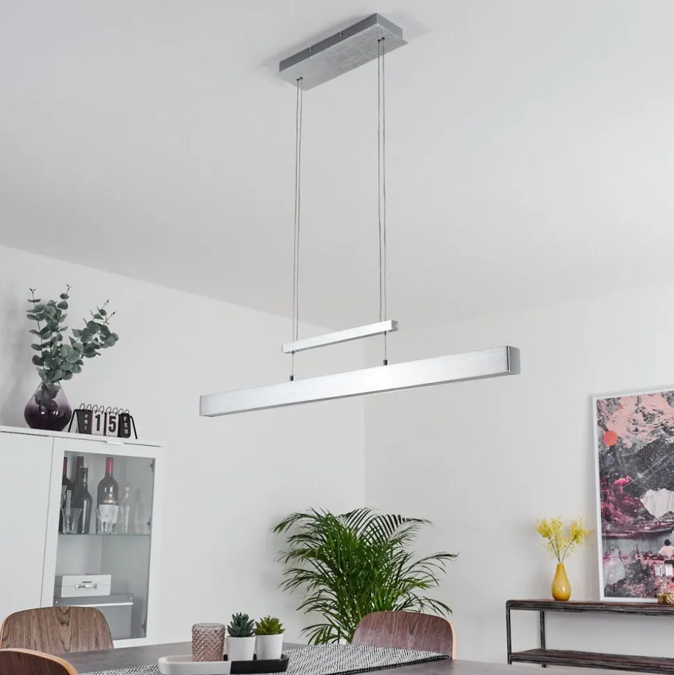 Suspension Ifo Led Aluminium Brosse, 3 Lumieres