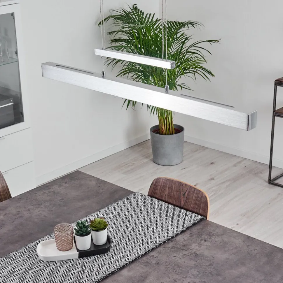 Suspension Ifo Led Aluminium Brosse, 3 Lumieres