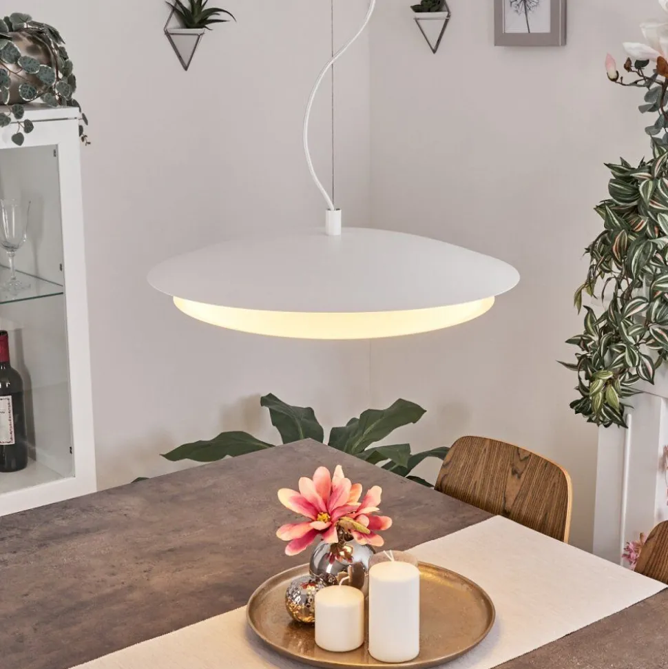 Suspension Ittingen Led Blanc, 1 Lumiere, Changeur De Couleurs