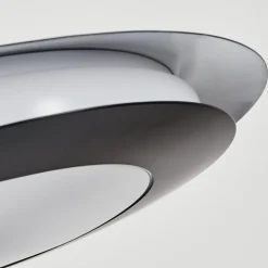 Suspension Ittingen Led Noir, 1 Lumiere, Changeur De Couleurs
