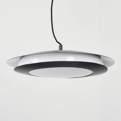 Suspension Ittingen Led Noir, 1 Lumiere, Changeur De Couleurs