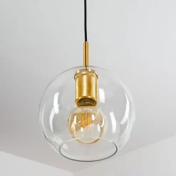 Suspension Karo Laiton, 1 Lumiere