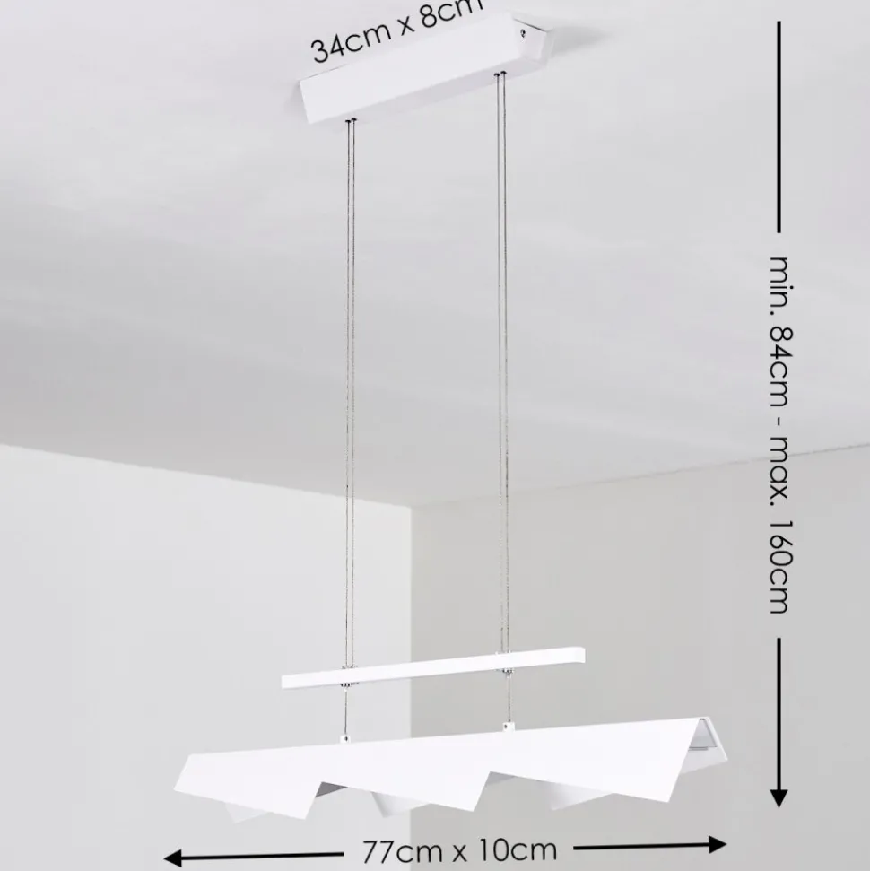 Suspension Karungi Led Blanc, 1 Lumiere