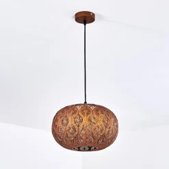Suspension Kemer Rouille, 1 Lumiere