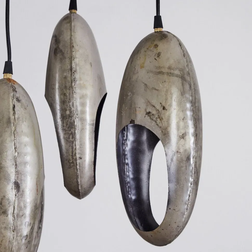 Suspension Lamington Argent Oxyde, 7 Lumieres