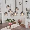 Suspension Leissigen Argent Oxyde, 7 Lumieres