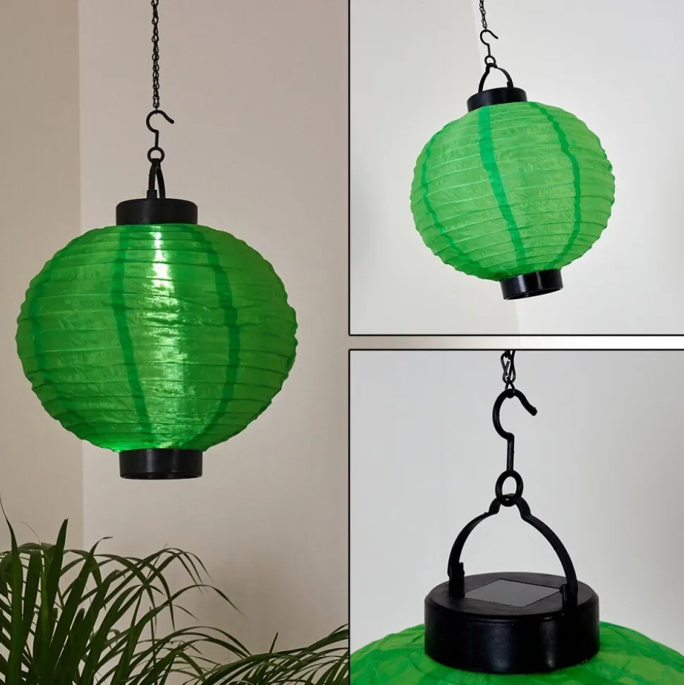 Suspension Leogang Led Vert, Noir, 1 Lumiere