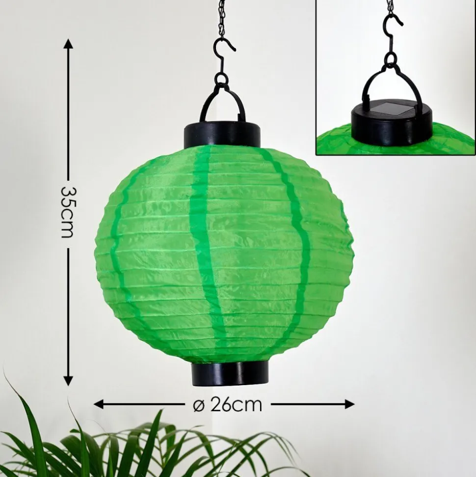 Suspension Leogang Led Vert, Noir, 1 Lumiere