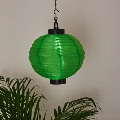Suspension Leogang Led Vert, Noir, 1 Lumiere