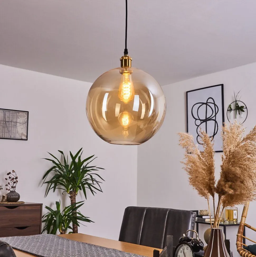 Suspension Lololo Laiton, 1 Lumiere