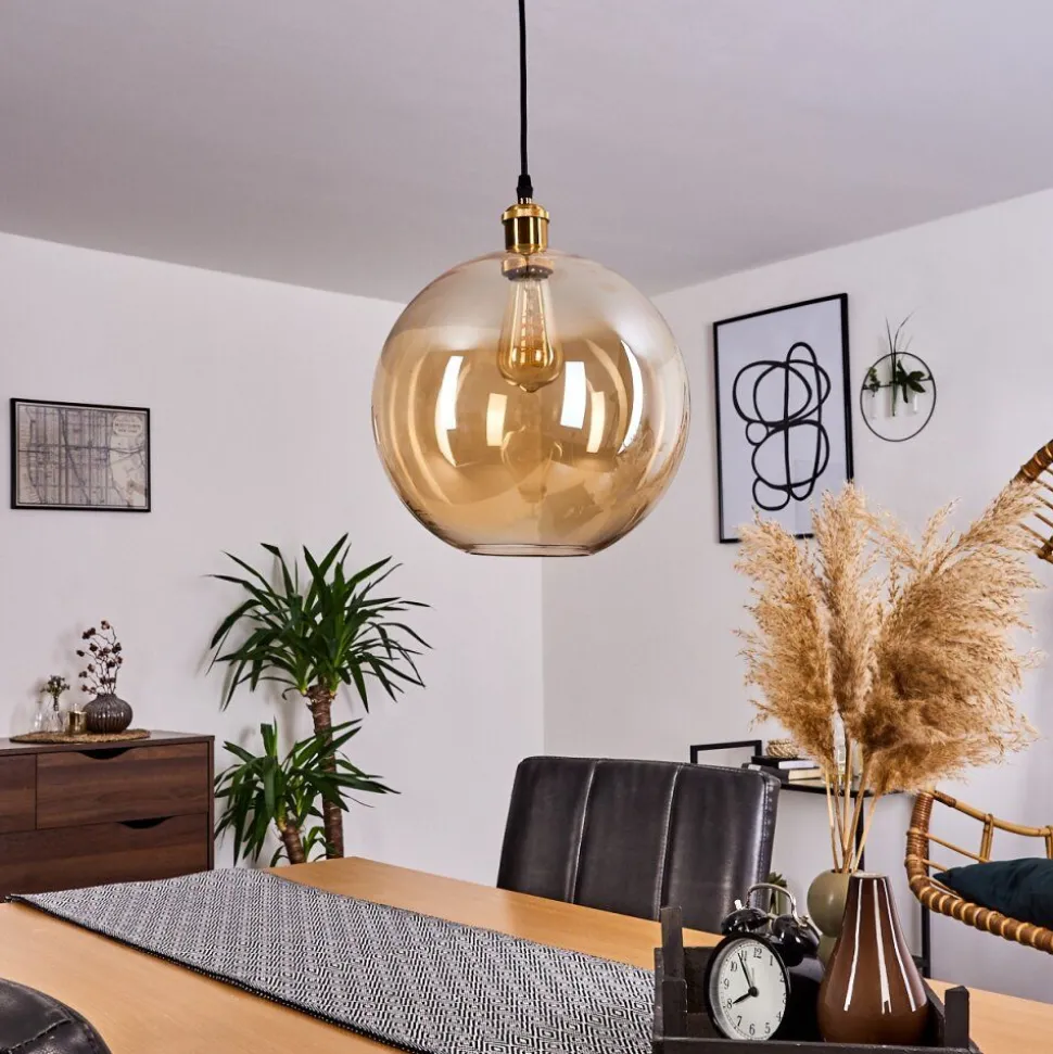 Suspension Lololo Laiton, 1 Lumiere