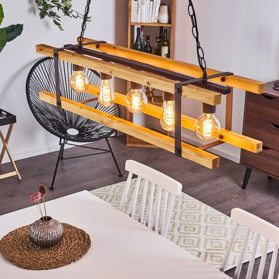 Suspension Maladera Rouille, 5 Lumieres