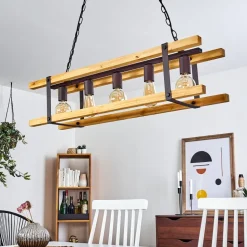 Suspension Maladera Rouille, 5 Lumieres